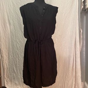 Loft drawstring casual dress